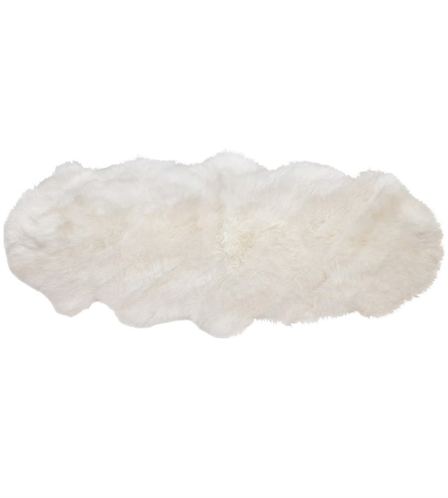 DOUBLE Genuine Australian Premium Soft Sheepskin Lambskin Rug Pelt