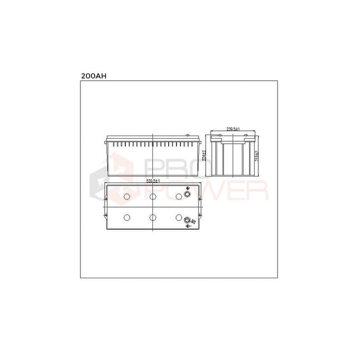 Pro Power 24V 200ah Lithium Ion LiFePo4 DeepCycle Battery Bank Solar 4WD Caravan