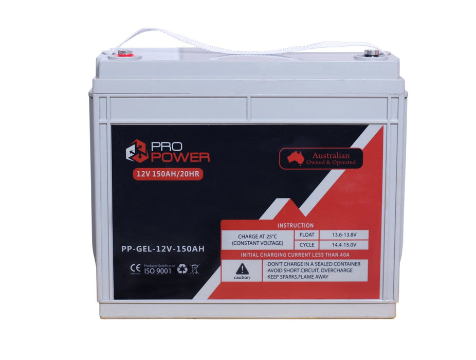 Pro Power 48V Volt 48V 150AH GEL Deepcycle Battery Bank 4wd Boat Solar System