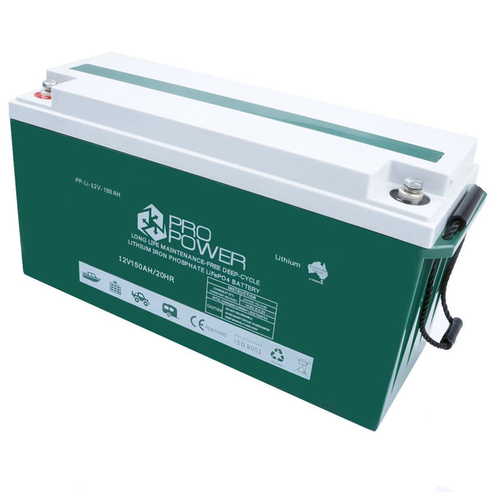 Pro Power 24V 150ah Lithium Iron LiFePo4 Deep Cycle Battery Solar 4WD Caravan