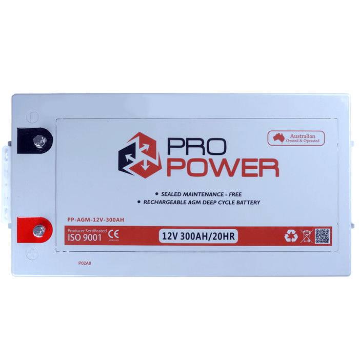 Pro Power 24V Volt 24V 300AH  AGM Deepcycle Battery Bank 4wd Boat Solar System