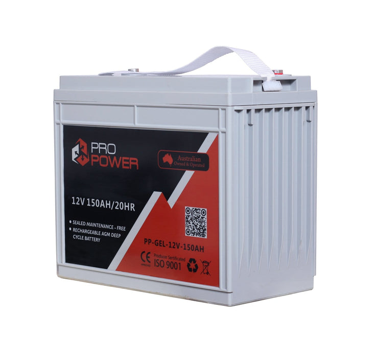 Pro Power 48V Volt 48V 150AH GEL Deepcycle Battery Bank 4wd Boat Solar System