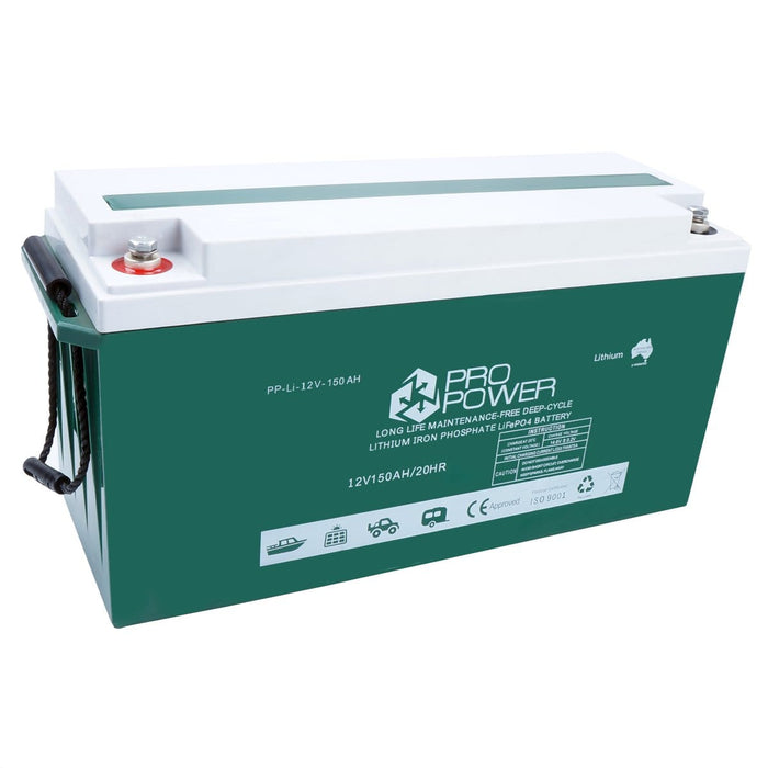 Pro Power 24V 150ah Lithium Iron LiFePo4 Deep Cycle Battery Solar 4WD Caravan