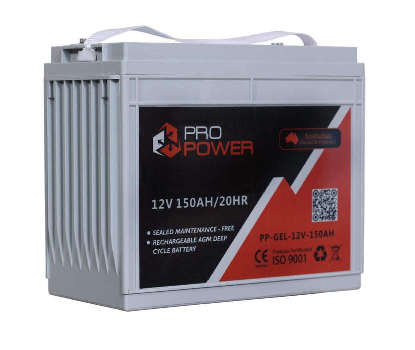 Pro Power 48V Volt 48V 150AH GEL Deepcycle Battery Bank 4wd Boat Solar System