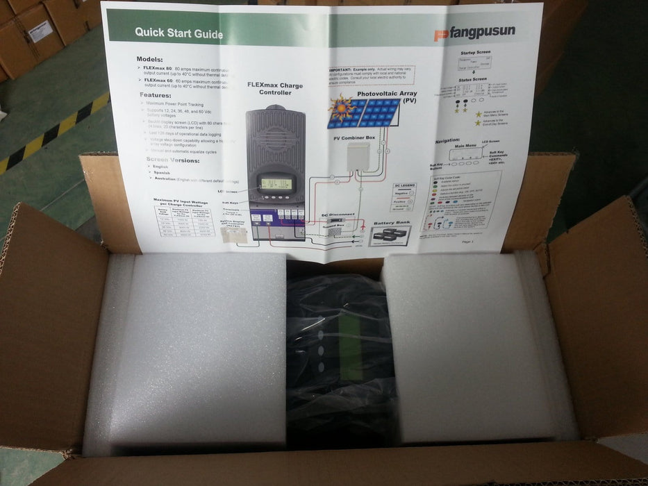 60A MPPT Regulator Charge Controller For Outback Offgrid Solar Panel Power