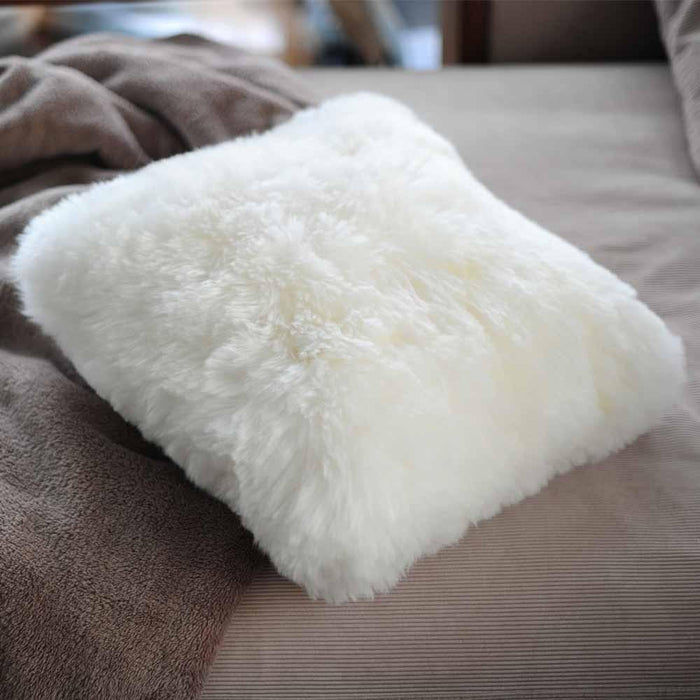 Genuine Australian Luxrious Soft Sheepskin Lambskin Pillow Cover 40cm*40cm