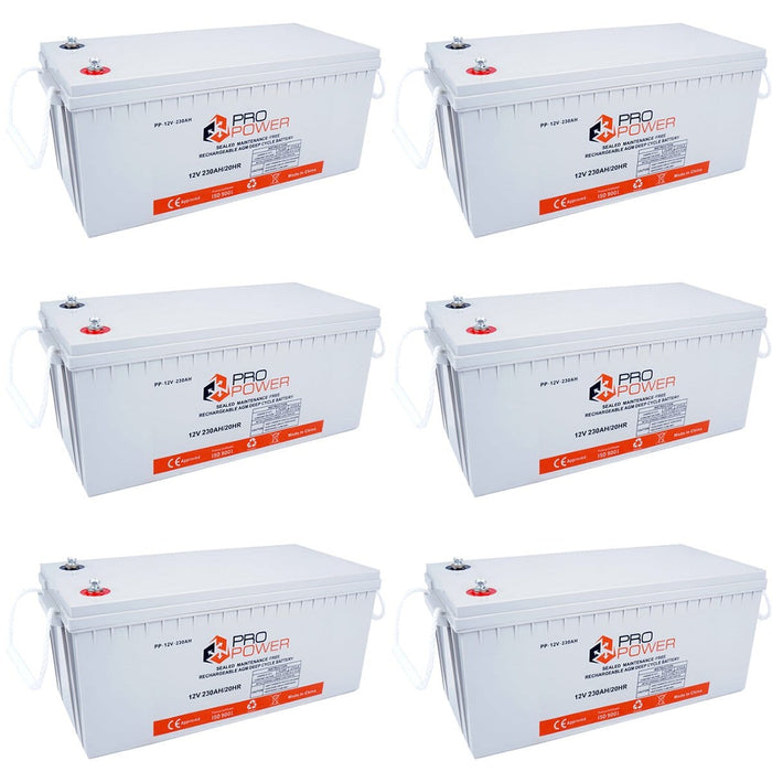 Pro Power 24V Volt 690AH AGM Deepcycle Battery Bank 4wd Boat Solar System