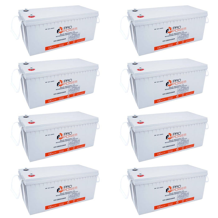 Pro Power 48V Volt 460AH AGM Deepcycle Battery Bank 4wd Boat Solar System