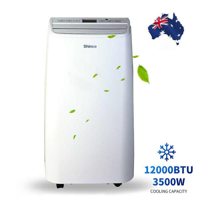 Shinco SPF3 12000BTU 3.5kw Portable Air Conditioner Remote Caravan