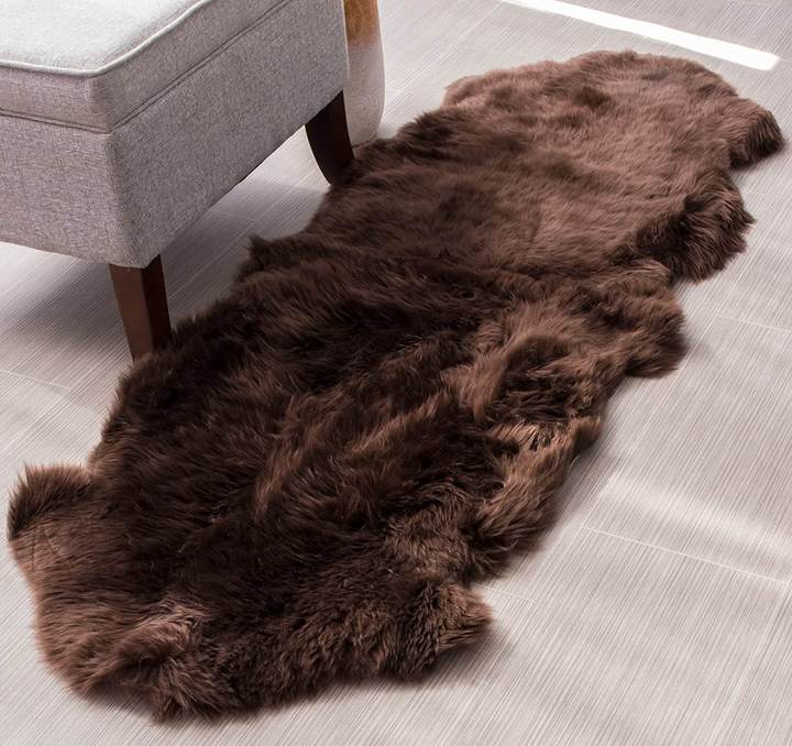 DOUBLE Genuine Australian Premium Soft Sheepskin Lambskin Rug Pelt