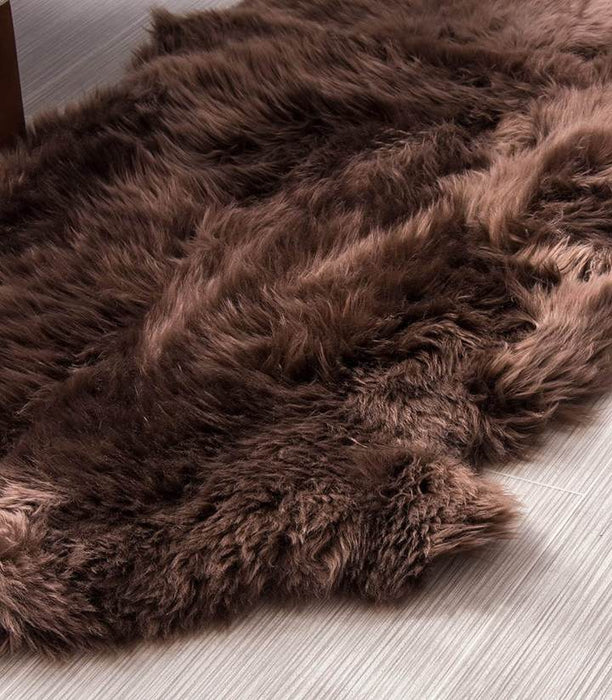 DOUBLE Genuine Australian Premium Soft Sheepskin Lambskin Rug Pelt