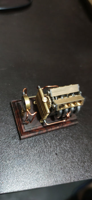 World Smallest Battery Powered V8 Engine 100% Handmade