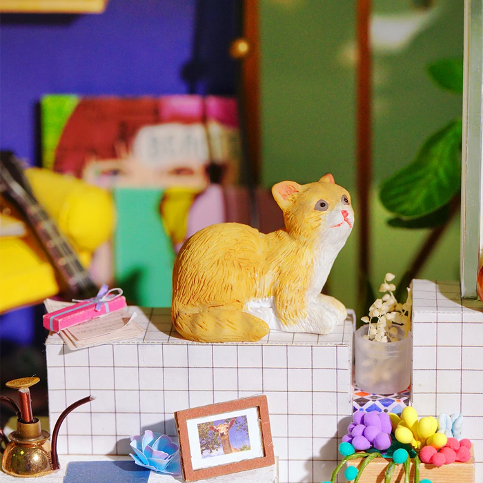 Robotime New Arrival - Dollhouse Series - Lily's Porch with LED light