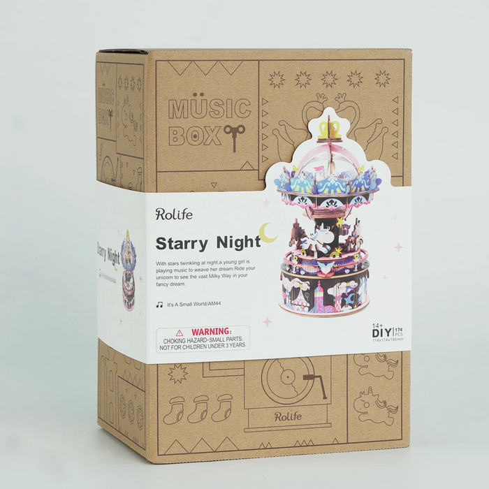 Robotime New Arrival DIY Music Box - Starry Night