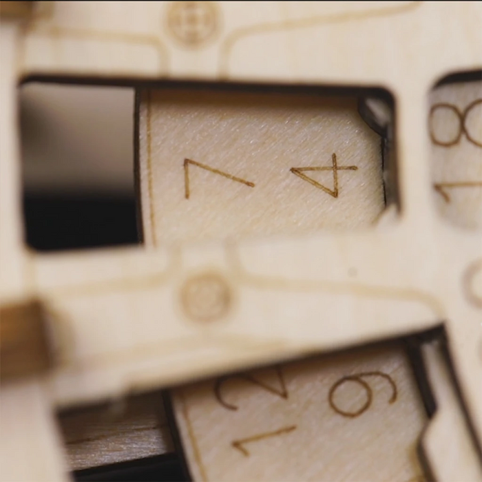 Robotime 3D Wooden Puzzle Model Building kits Perpetual Calendar