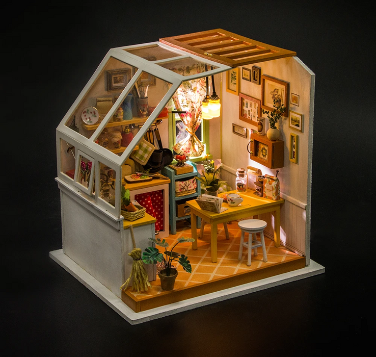 Robotime DIY Dollhouse Kit-Jason's Kitchen