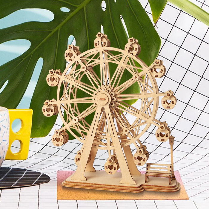 Robotime Modern 3D Wooden Puzzle-Non Animals  Ferris Wheel