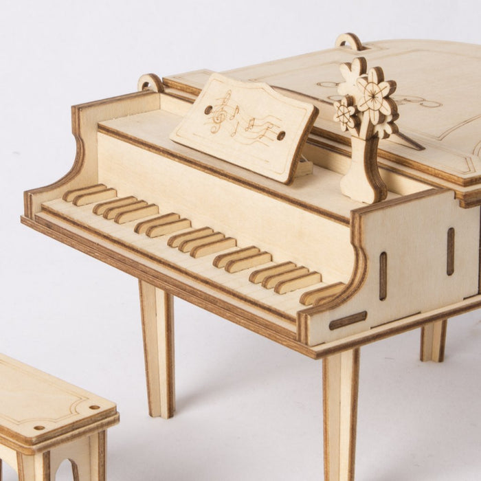 Robotime Modern 3D Wooden Puzzle-Non Animals Grand Piano