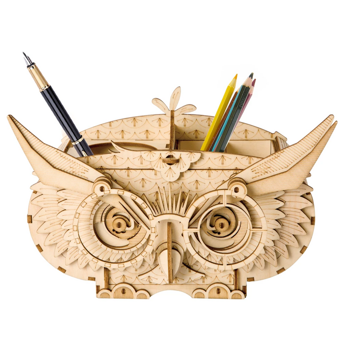 Robotime Modern 3D Wooden Puzzle-Non Animals Owl Box