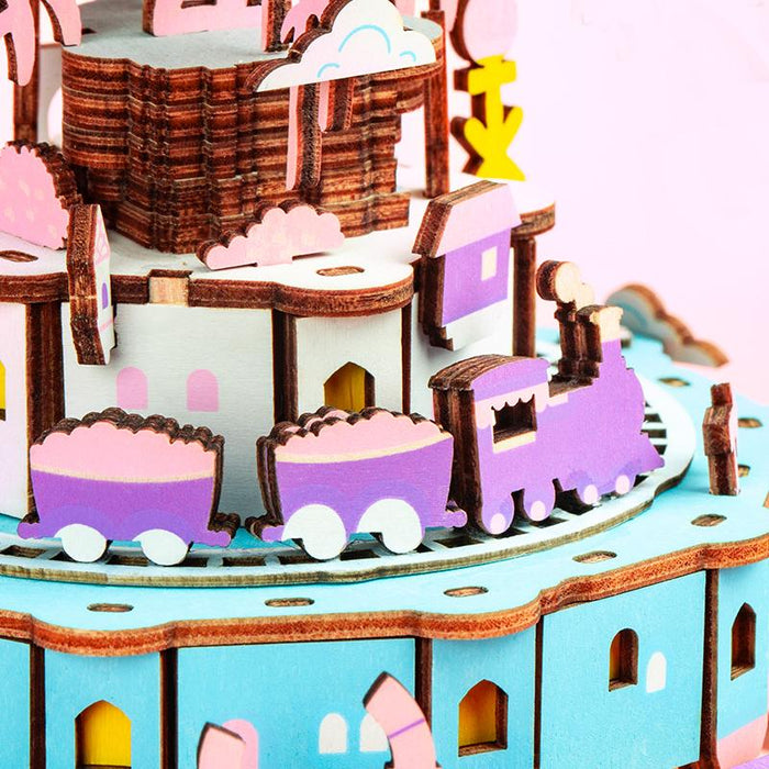 Robotime New DIY Music Box - City In The Sky