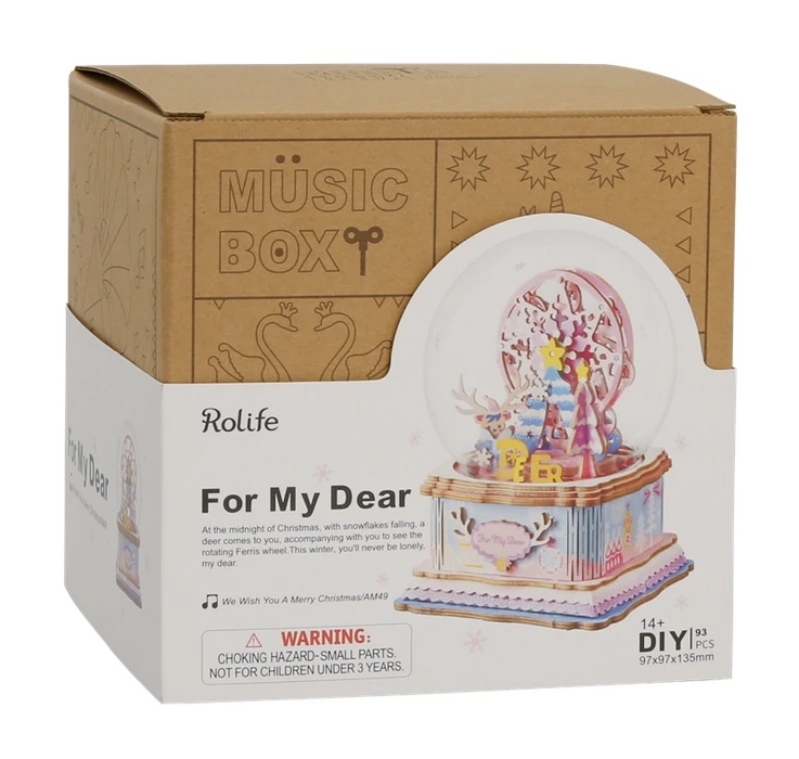 Robotime DIY Wooden Music Box For my dear