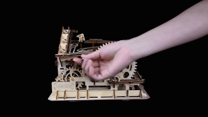 Robotime Magic Crush - Marble Run Model Building Kits - Waterwheel coaster