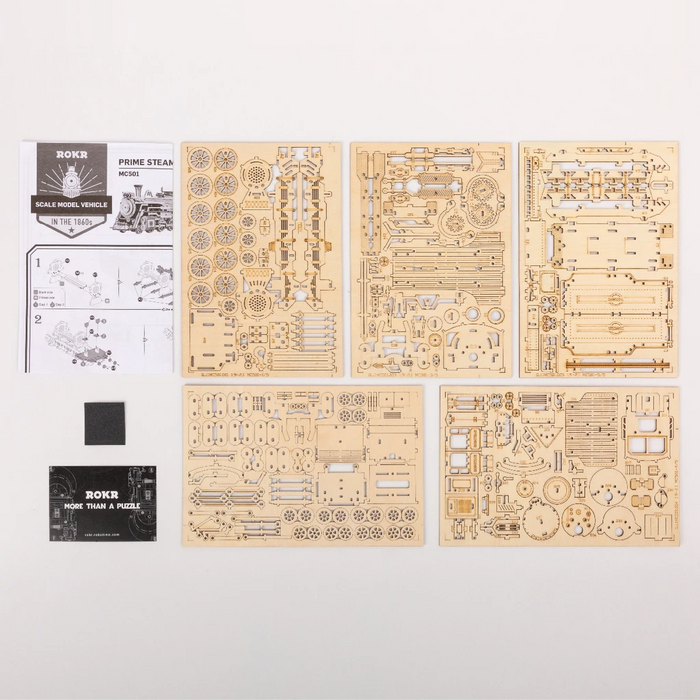 Robotime 3D Self-assembled 1:80 Scale Model Train—Prime Steam Express