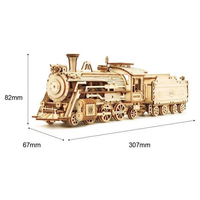 Robotime 3D Self-assembled 1:80 Scale Model Train—Prime Steam Express