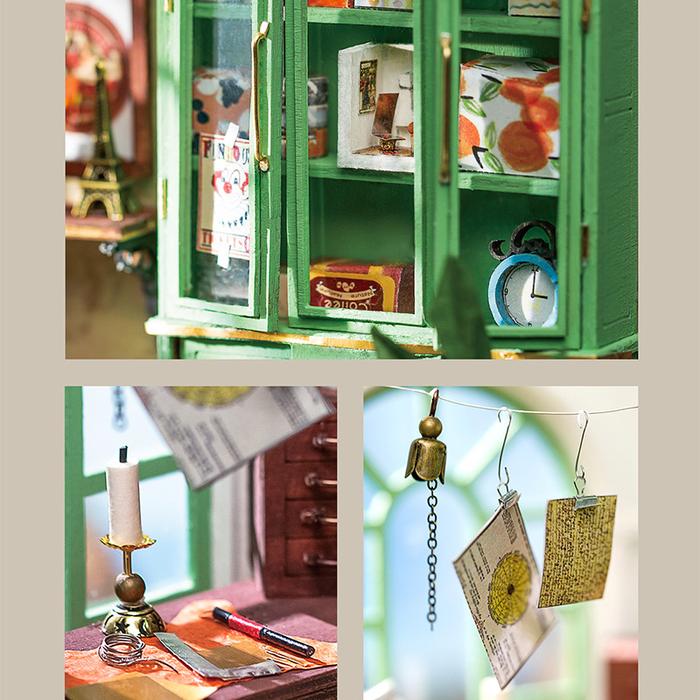 Robotime DIY Mini Dollhouse Jimmy’s Studio Home Office DGM07