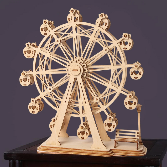 Robotime Modern 3D Wooden Puzzle-Non Animals  Ferris Wheel