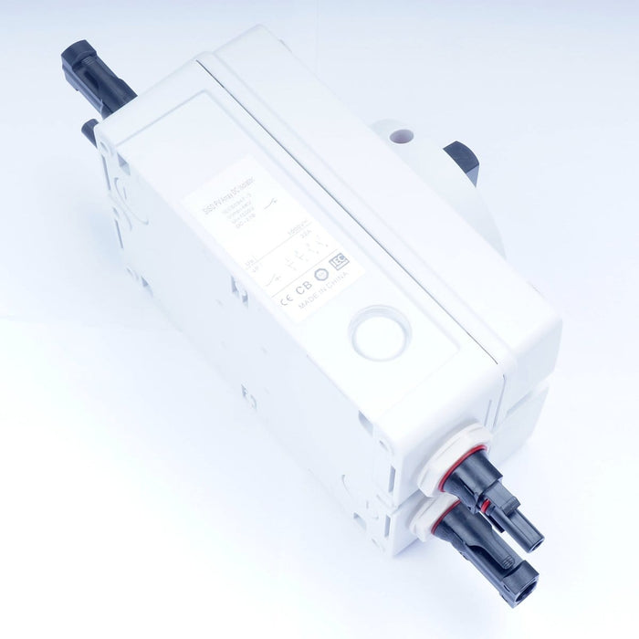 Solar DC Isolator Switch with MC4 Connectors 1000V 32A Weather Proof 4 Pole