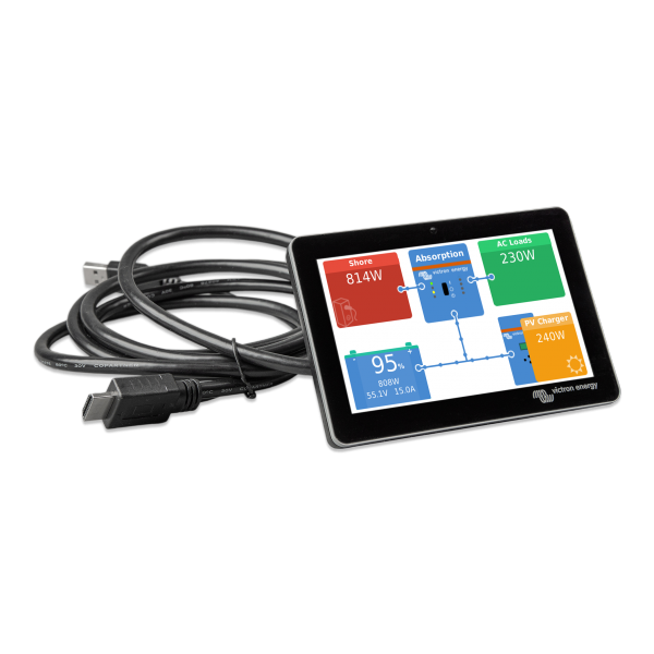 Victron GX Touch 50 Display Panels and system monitoring