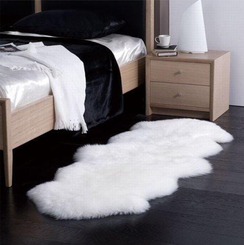 DOUBLE Genuine Australian Premium Soft Sheepskin Lambskin Rug Pelt