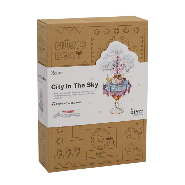 Robotime New DIY Music Box - City In The Sky