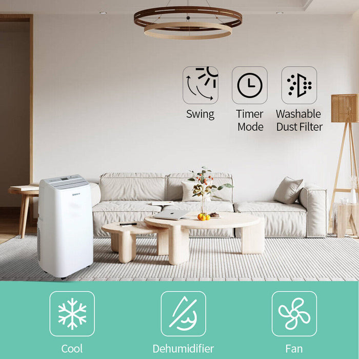 Shinco SPF3 12000BTU 3.5kw Portable Air Conditioner Remote Caravan